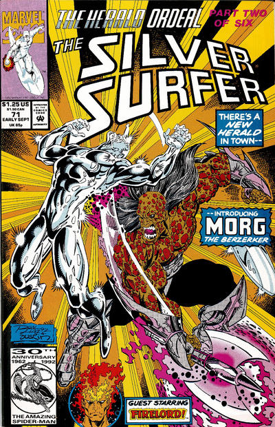Silver Surfer 1987 #71 Direct ed. - back issue - $3.75