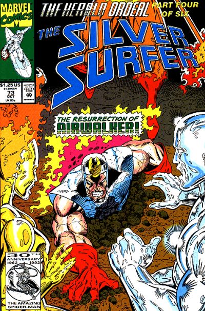 Silver Surfer 1987 #73 Direct ed. - back issue - $3.75