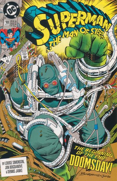 Superman: The Man of Steel 1991 #18 Direct ed. - 8.0 - $10.00