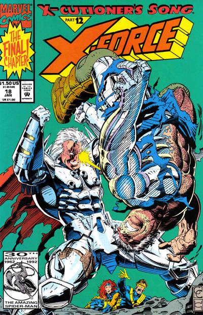 X-Force 1991 #18 Direct ed. - back issue - $3.50