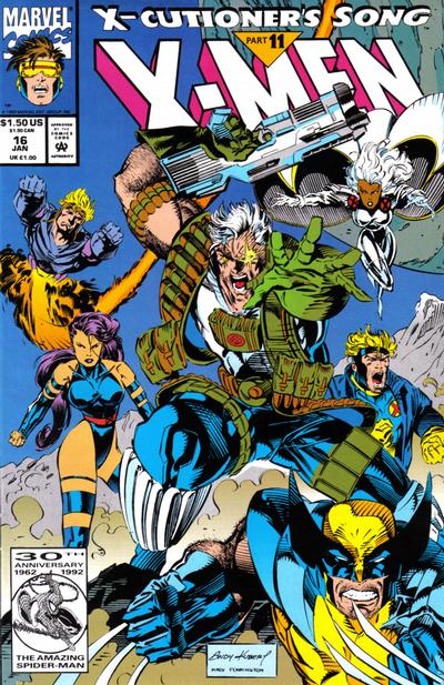 X-Men 1991 #16 Direct ed. - back issue - $5.50