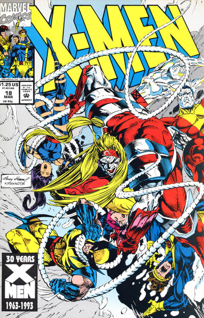 X-Men 1991 #18 Direct ed. - back issue - $4.50