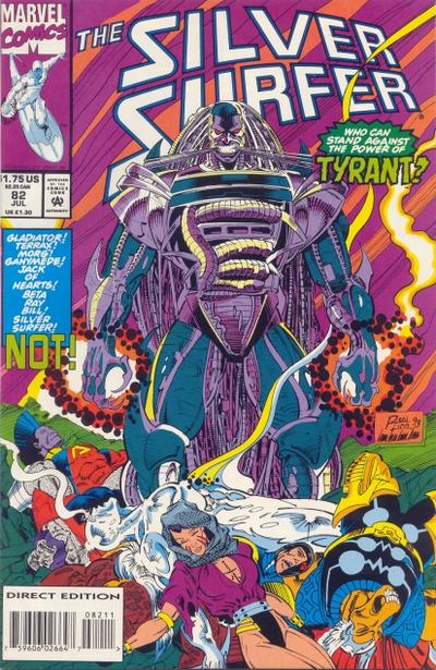 Silver Surfer 1987 #82 Direct ed. - back issue - $4.25