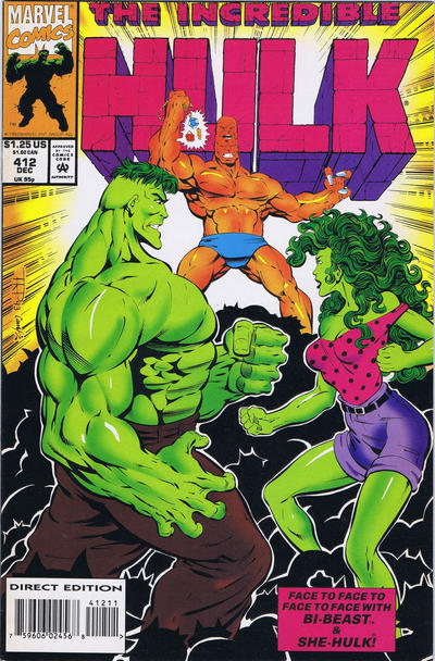 The Incredible Hulk 1968 #412 Direct Edition - 8.5 - $4.75