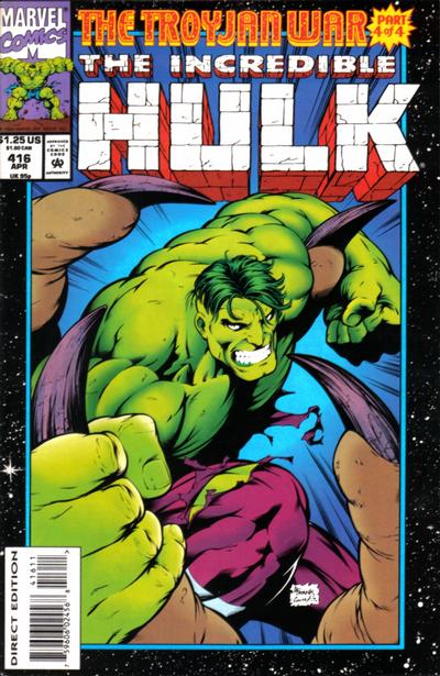 The Incredible Hulk 1968 #416 Direct Edition - back issue - $3.75
