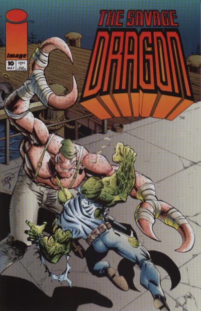 Savage Dragon 1993 #10 Direct ed. - back issue - $5.00