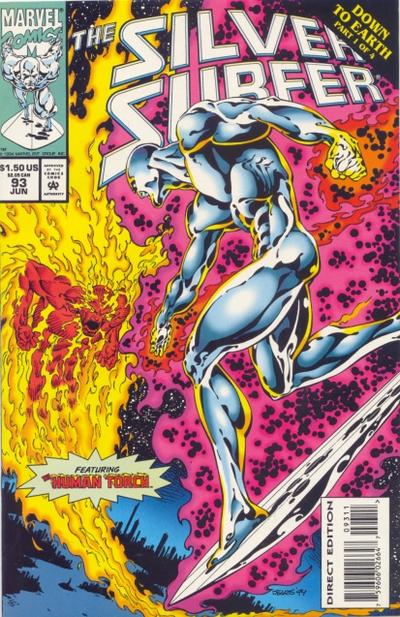Silver Surfer 1987 #93 Direct Edition - back issue - $3.25