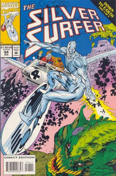 Silver Surfer 1987 #94 Direct Edition - back issue - $3.25