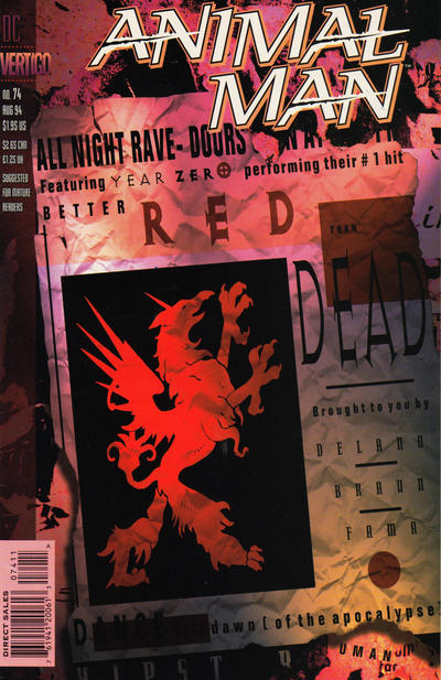 Animal Man 1988 #74 - back issue - $3.75