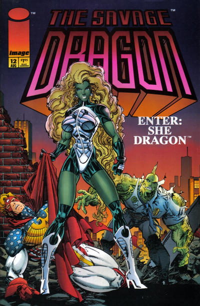 Savage Dragon 1993 #12 Direct ed. - back issue - $3.00