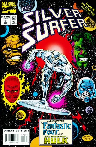 Silver Surfer 1987 #96 Direct Edition - back issue - $3.75