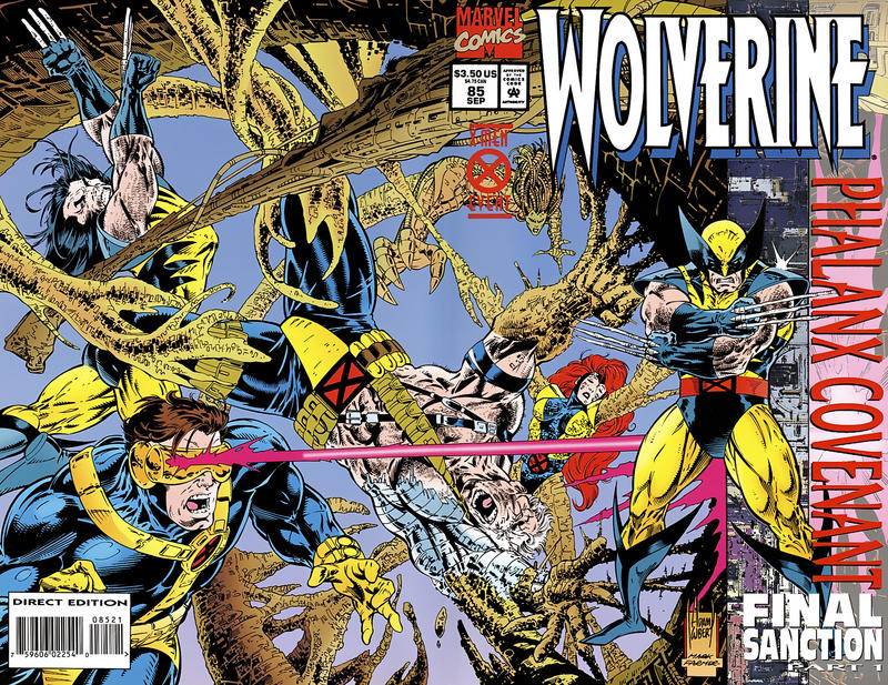 Wolverine 1988 #85 Direct Edition - Foil Enhanced Cover - back issue - $6.00