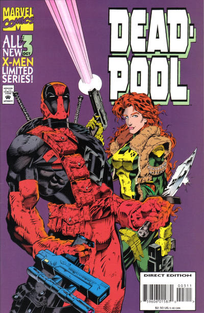 Deadpool 1994 #3 Direct Edition - back issue - $4.25