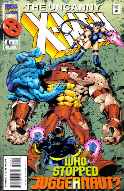 The Uncanny X-Men 1981 #322 Direct Deluxe Edition - back issue - $5.00