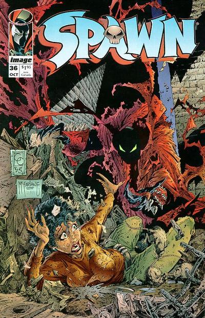 Spawn 1992 #36 Direct ed. - back issue - $5.00