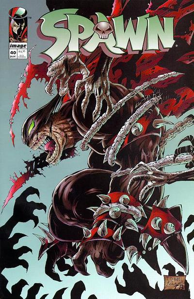 Spawn 1992 #40 Direct ed. - back issue - $4.25