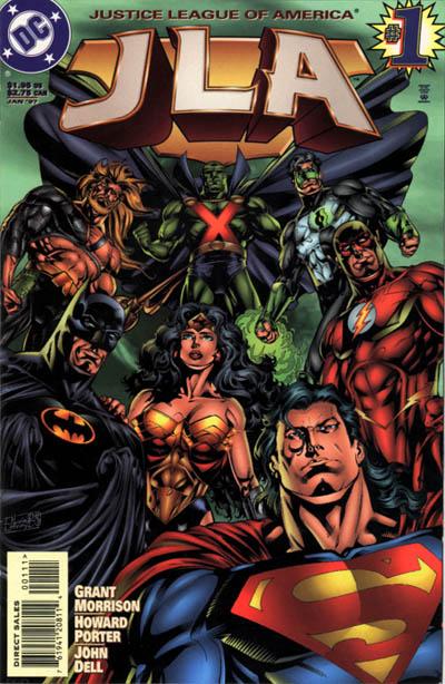 JLA 1997 #1 Direct Sales - 8.0 - $9.00