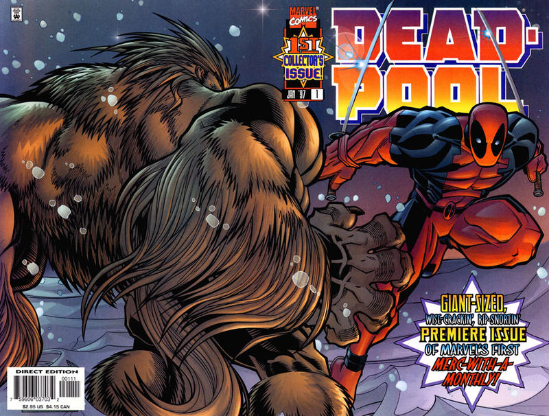 Deadpool 1997 #1 Direct Edition - 8.5 - $54.00