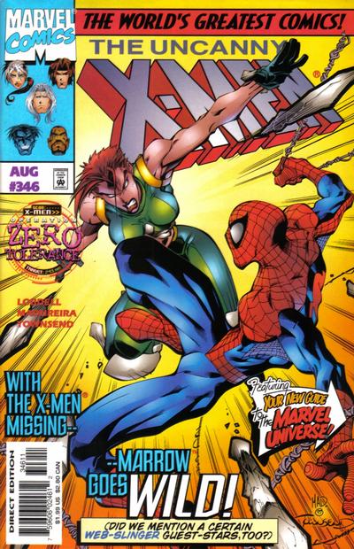 The Uncanny X-Men 1981 #346 Direct Edition - back issue - $4.00