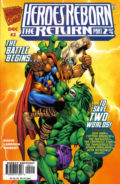Heroes Reborn: The Return 1997 #2 Direct Edition - back issue - $3.75