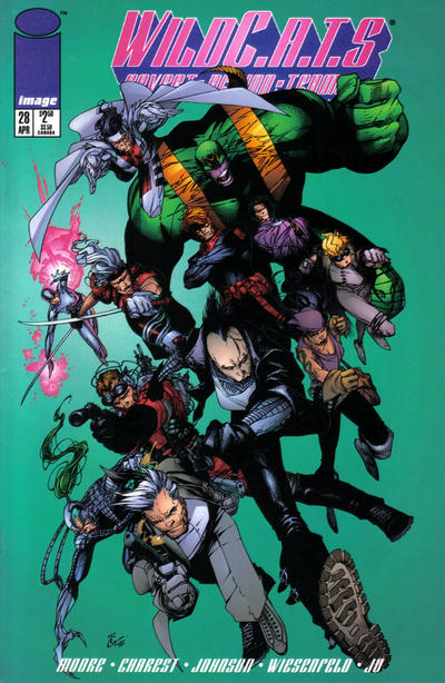 WildC.A.T.s 1995 #28 Direct ed. - back issue - $3.75