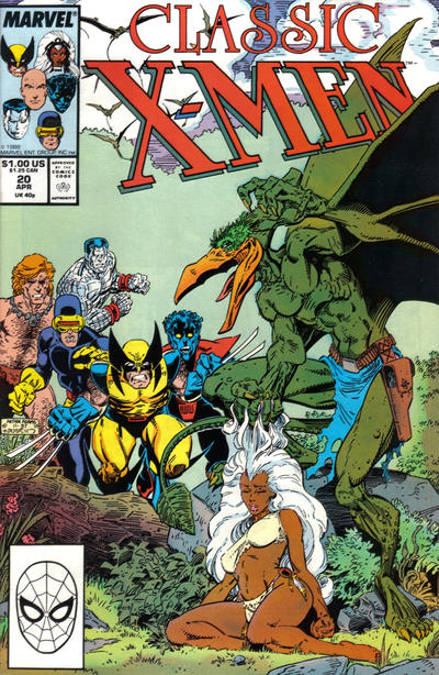 Classic X-Men 1986 #20 Direct ed. - back issue - $4.25