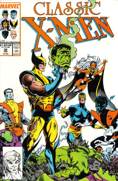 Classic X-Men 1986 #30 Direct ed. - back issue - $3.50