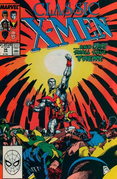 Classic X-Men 1986 #34 Direct ed. - back issue - $3.75