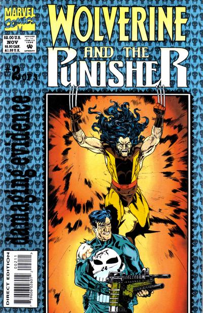 Wolverine and the Punisher: Damaging Evidence 1993 #2 Direct Edition - back issue - $4.00