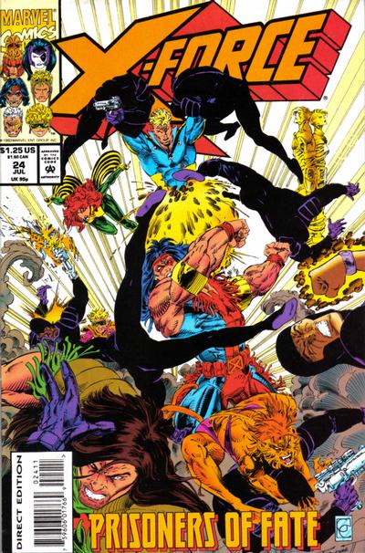 X-Force 1991 #24 Direct Edition - back issue - $3.00