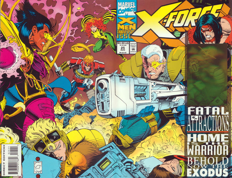 X-Force 1991 #25 Direct Edition - back issue - $3.00