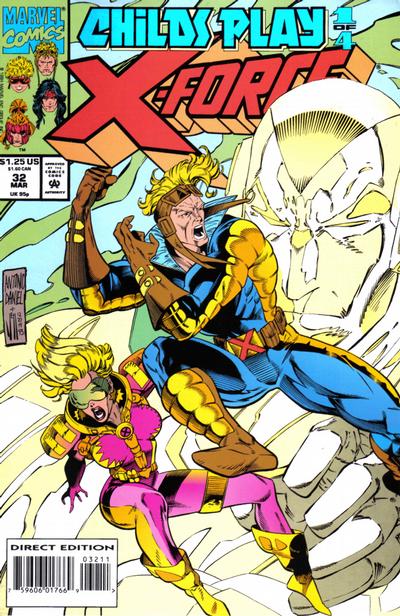 X-Force 1991 #32 Direct Edition - back issue - $3.00