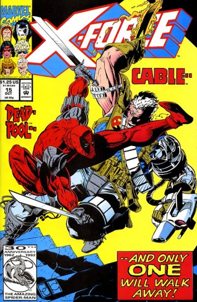 X-Force 1991 #15 Direct ed. - 8.0 - $10.00