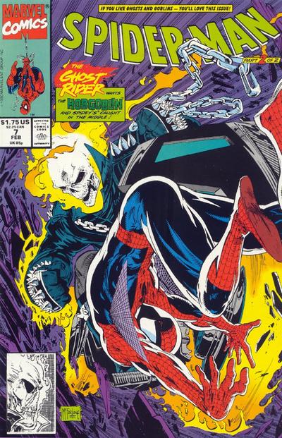 Spider-Man 1990 #7 Direct ed. - back issue - $5.00