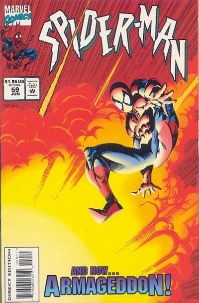 Spider-Man 1990 #59 Direct Edition - back issue - $5.00