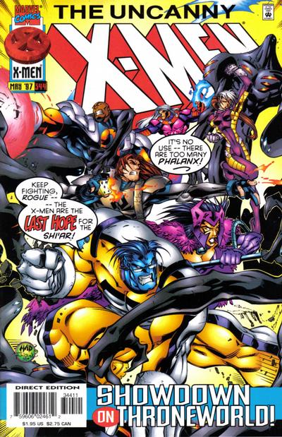 The Uncanny X-Men 1981 #344 Direct Edition - back issue - $3.50