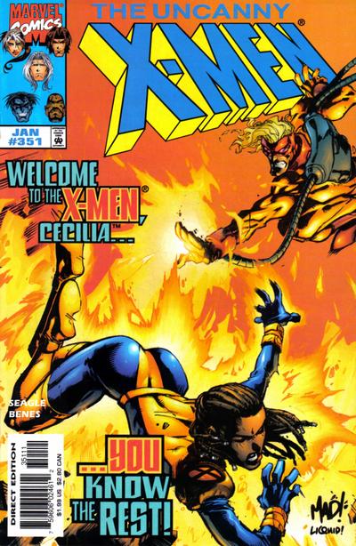 The Uncanny X-Men 1981 #351 Direct Edition - back issue - $3.75