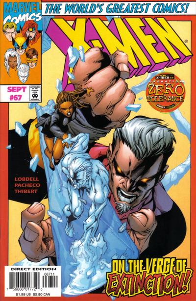 X-Men 1991 #67 Direct Edition - back issue - $3.75