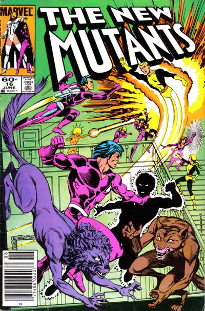 The New Mutants 1983 #16 Newsstand ed. - 5.5 - $8.25