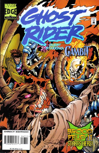 Ghost Rider 1990 #67 Direct Edition - back issue - $4.00