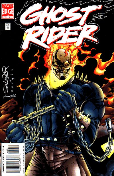 Ghost Rider 1990 #69 Direct Edition - back issue - $3.25