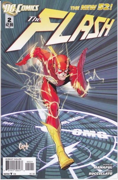 The Flash 2011 #2 Greg Capullo Cover - back issue - $1.75