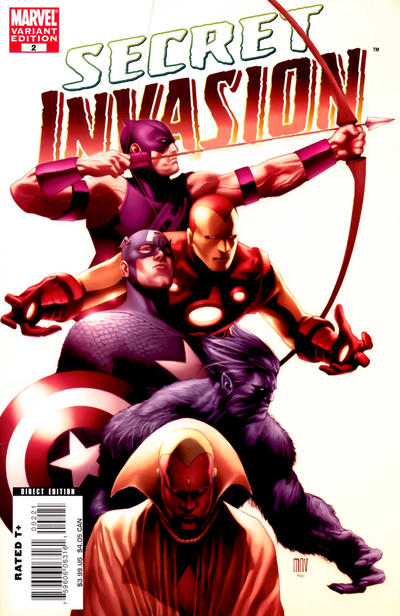 Secret Invasion 2008 #2 Variant Edition - Steve McNiven Cover - back issue - $15.00