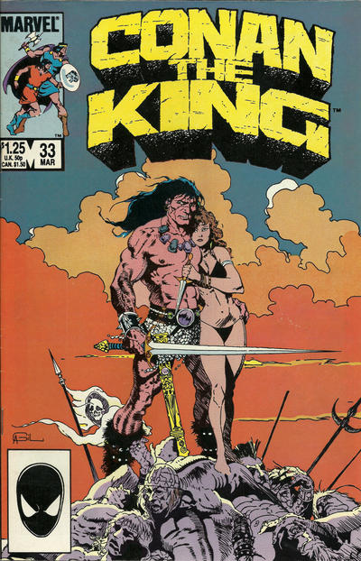 Conan the King 1984 #33 Direct ed. - 4.0 - $2.00