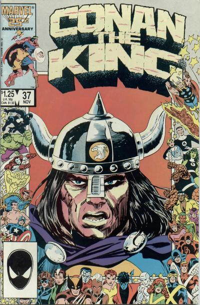 Conan the King 1984 #37 Direct ed. - 7.5 - $3.75