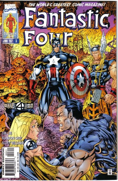 Fantastic Four 1996 #3 Direct Edition - back issue - $3.25