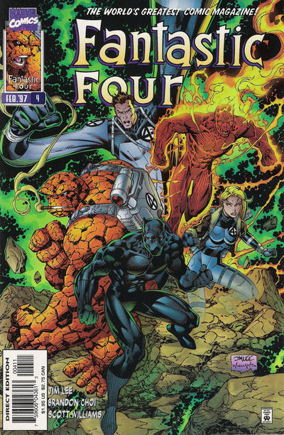 Fantastic Four 1996 #4 Direct Edition - back issue - $2.75
