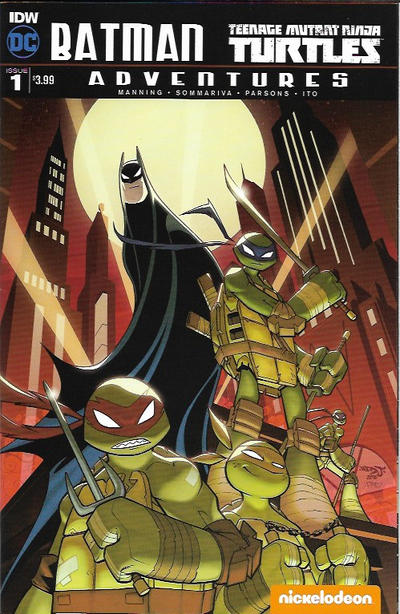 Batman / Teenage Mutant Ninja Turtles Adventures 2016 #1 Regular Cover - back issue - $4.25