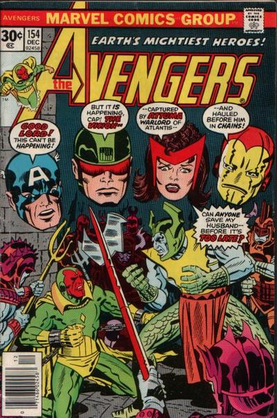 The Avengers 1963 #154 - 3.5 - $3.50