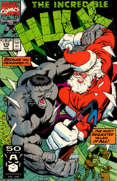 The Incredible Hulk 1968 #378 Direct ed. - 8.5 - $4.25